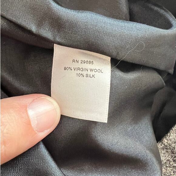 Pendleton Gray Wool Lined Pencil Skirt Size 8 - Picture 5 of 5